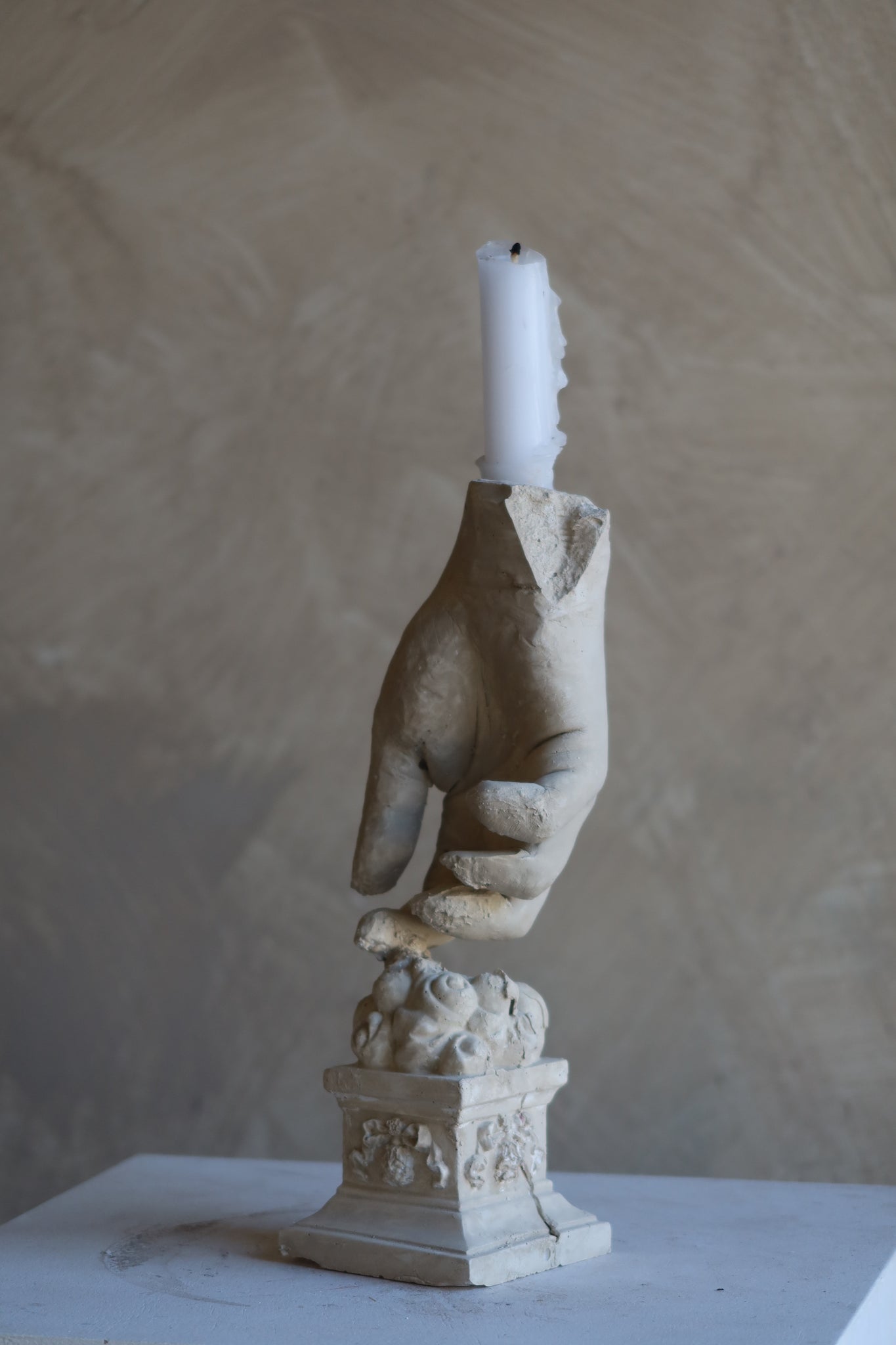 Temperance Candle Sculpture