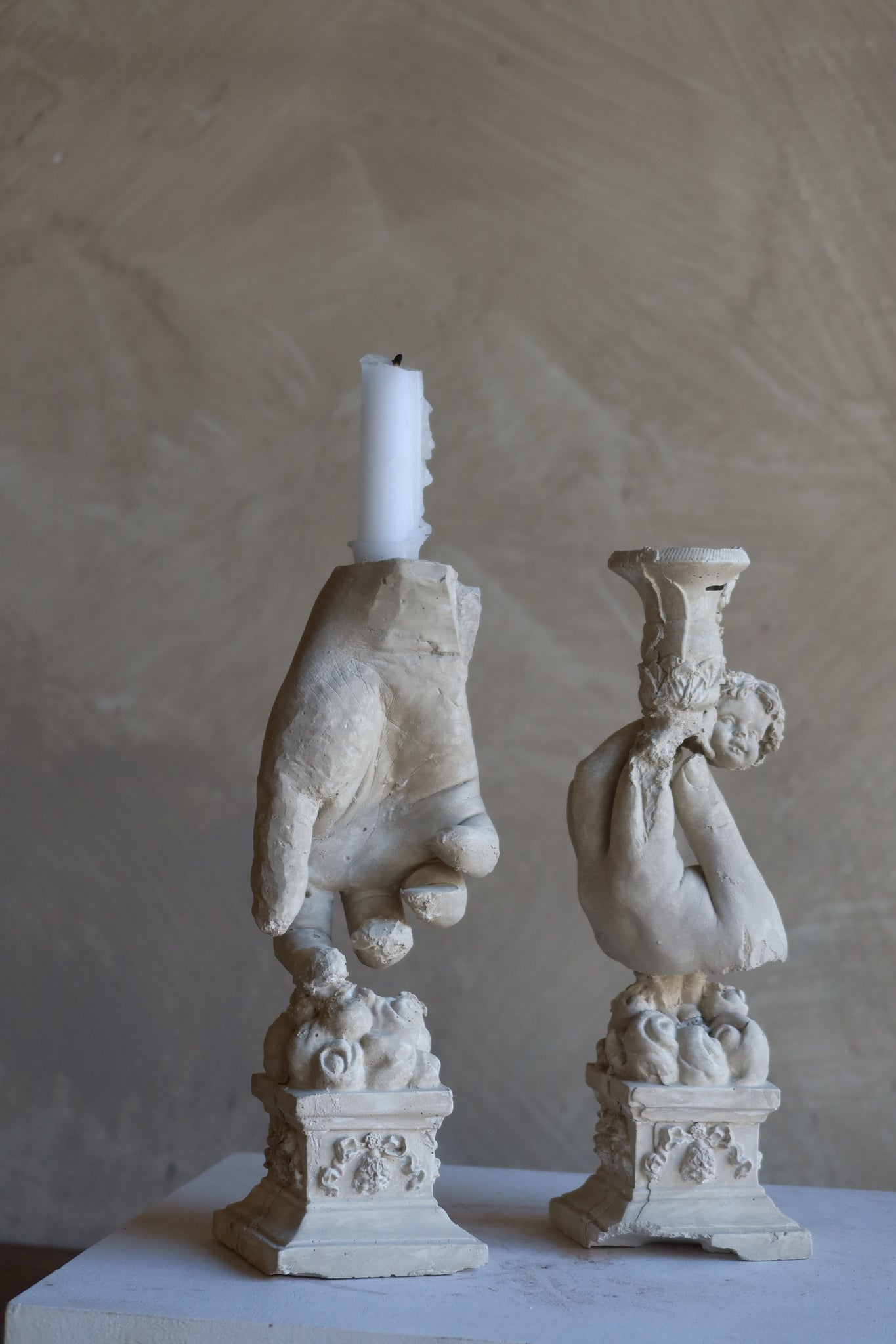 Temperance Candle Sculpture