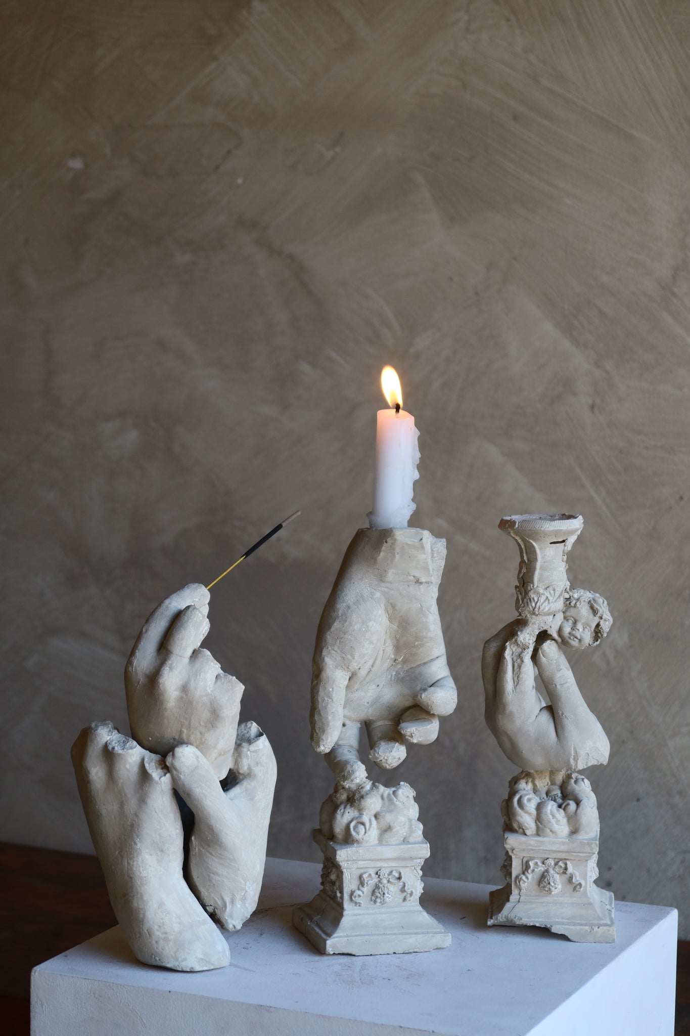 Temperance Candle Sculpture