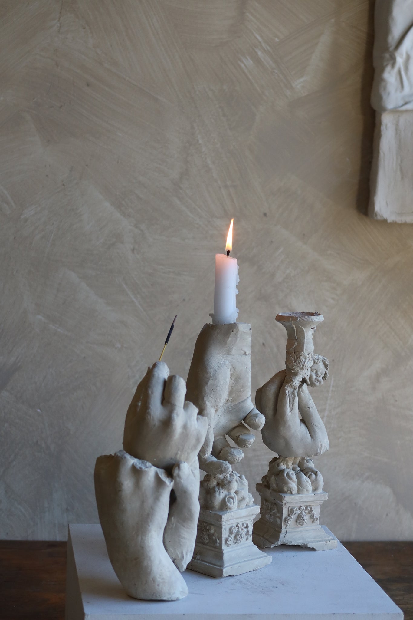 Temperance Candle Sculpture