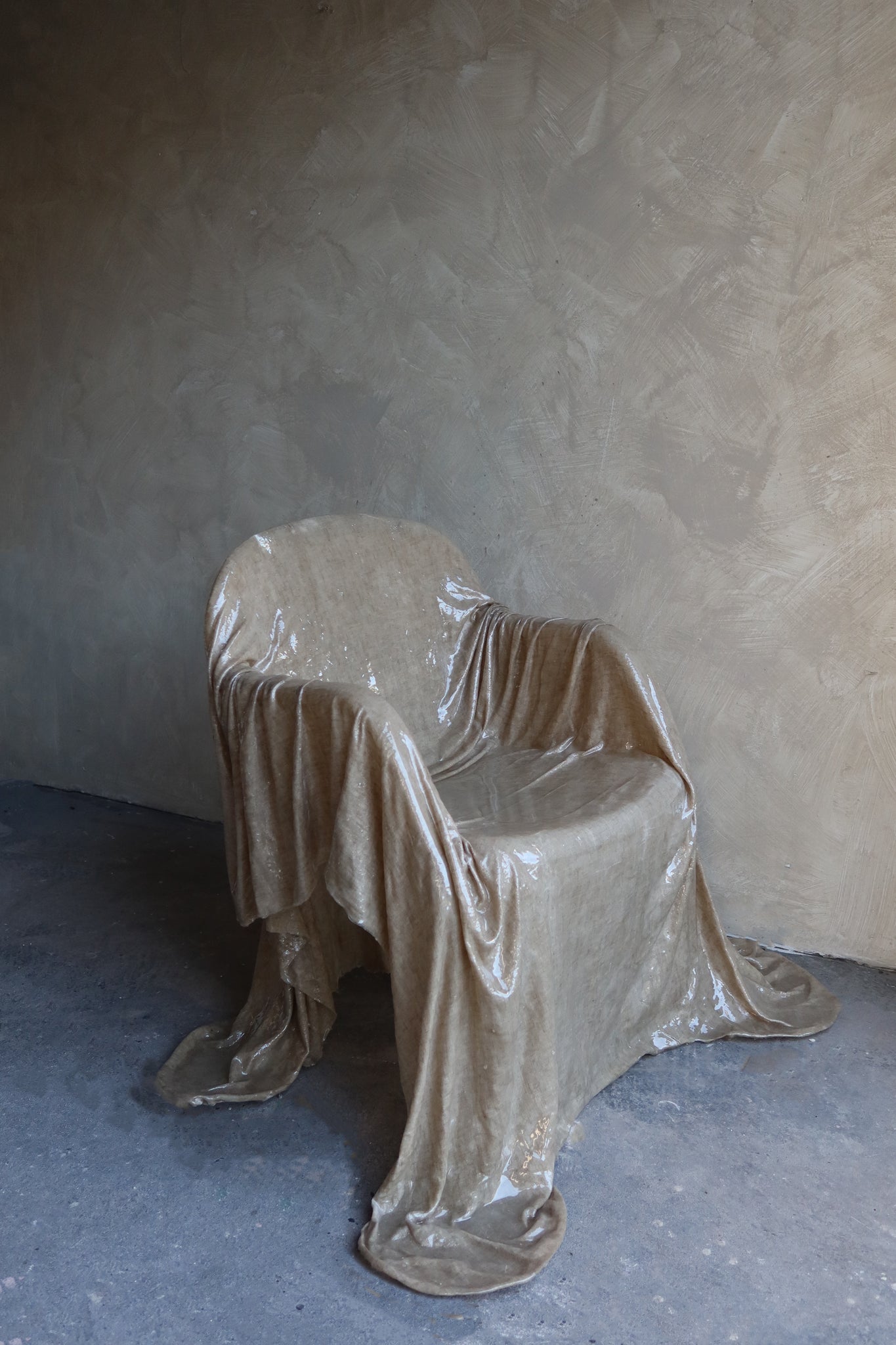'Second Skin' Draped Chair