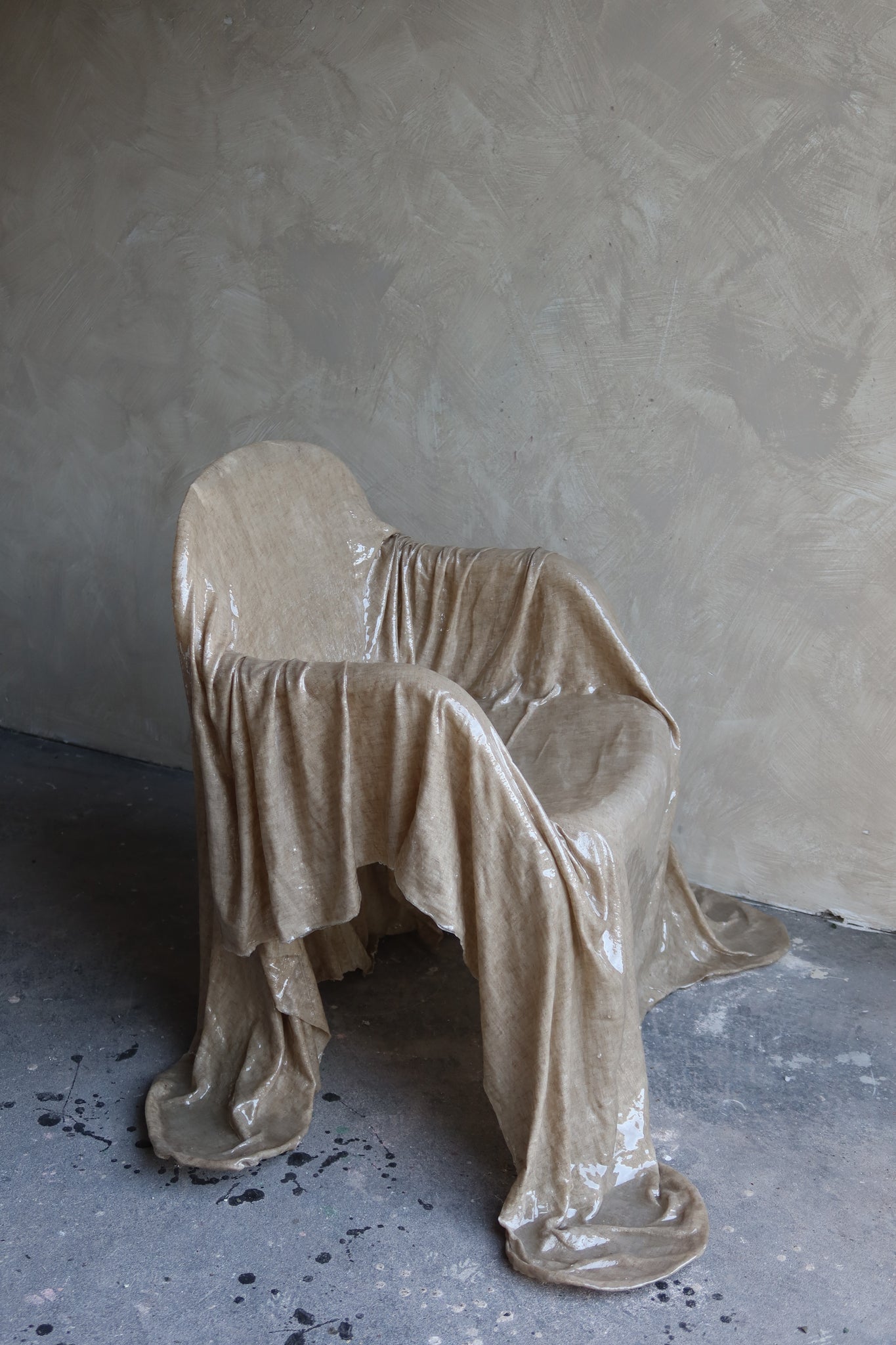 'Second Skin' Draped Chair