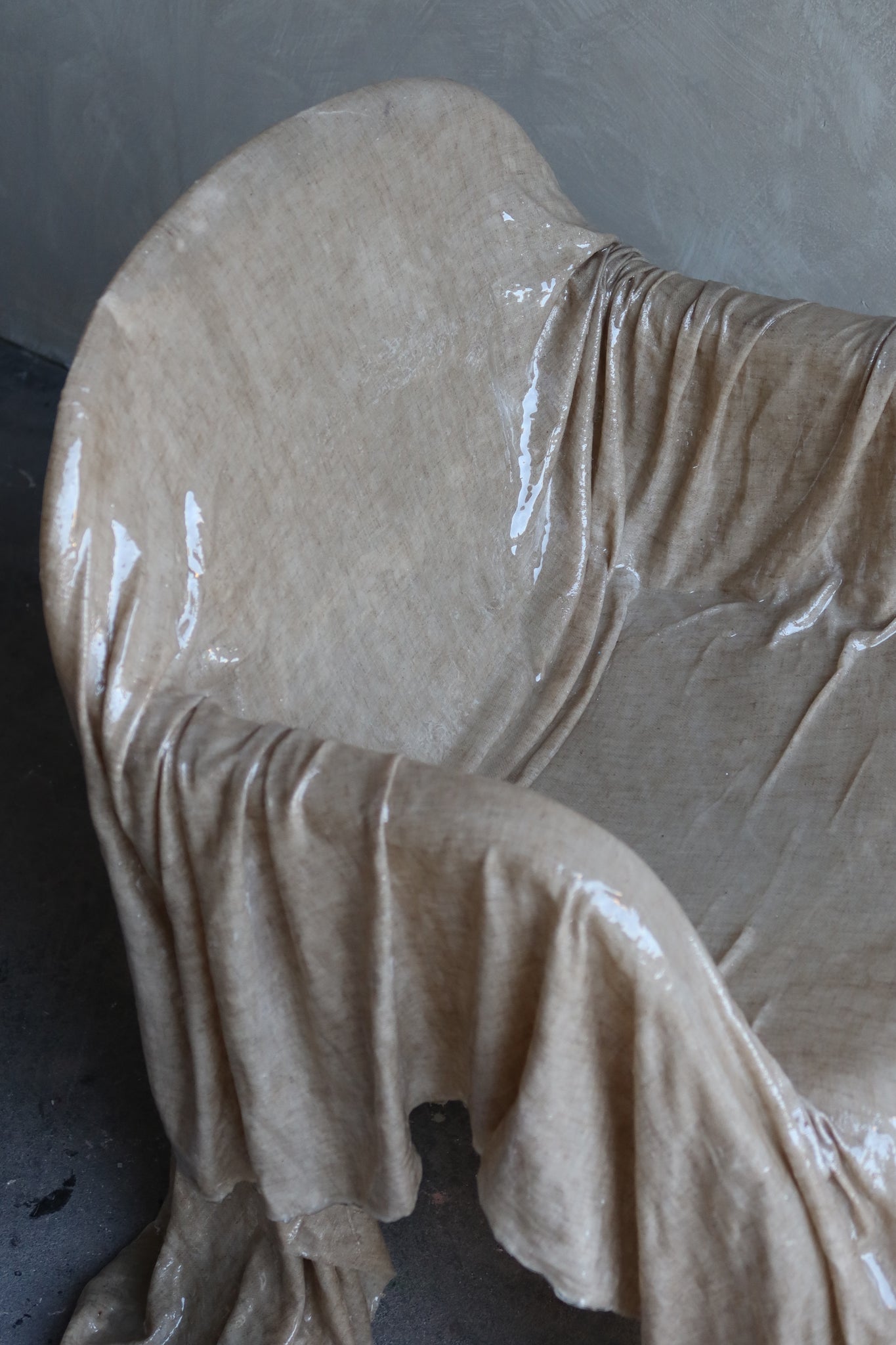 'Second Skin' Draped Chair