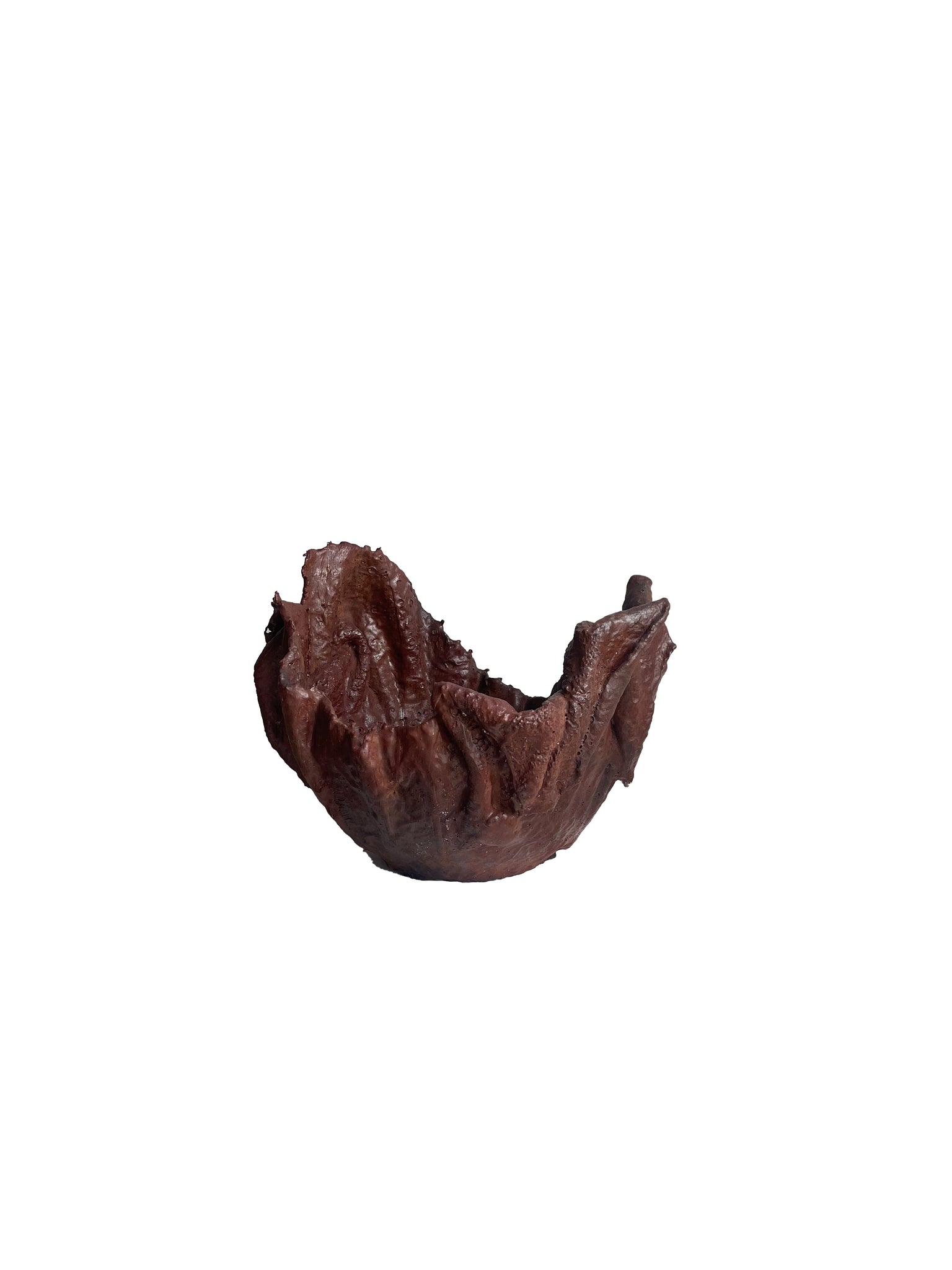 Matte Burnt Decorative Fruit Bowl